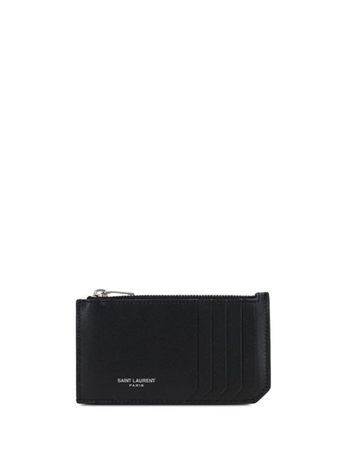 Card holder with logo SAINT LAURENT | 6093620U90N1000